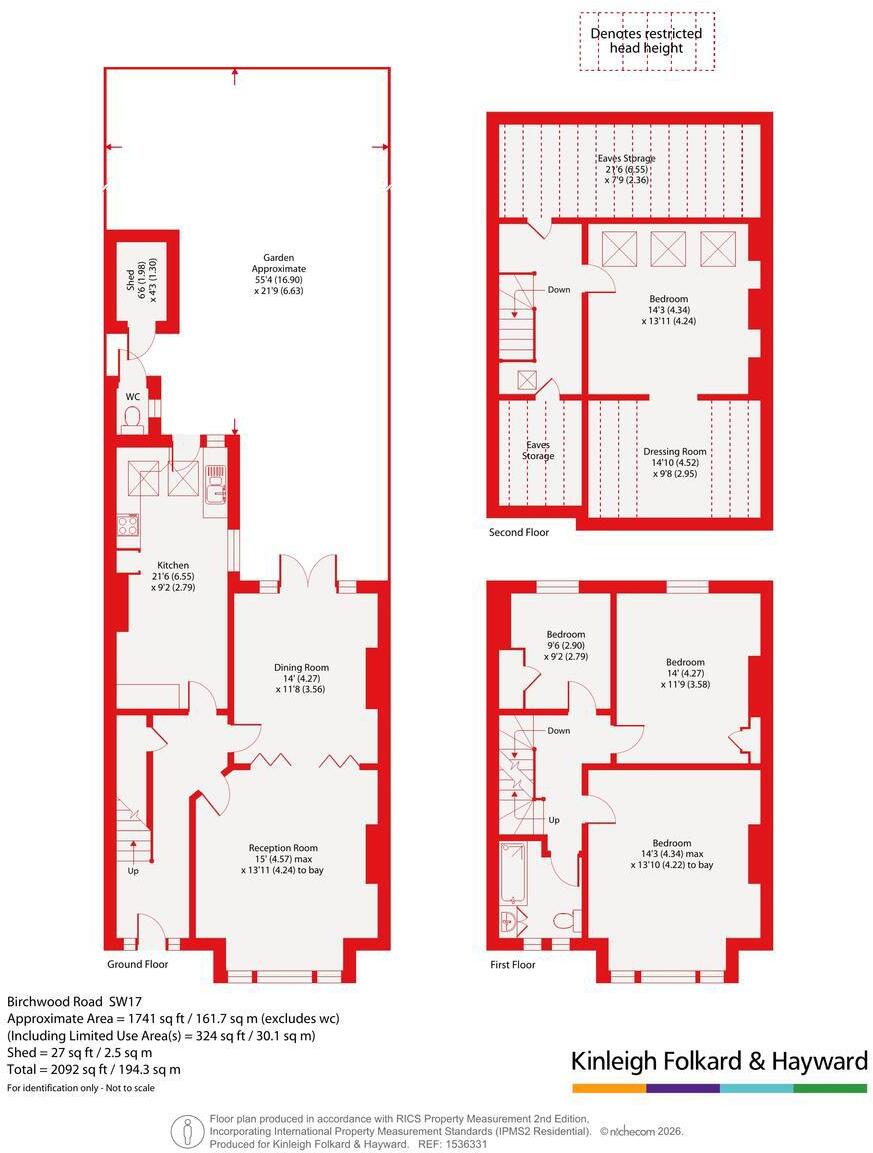 Birchwood Road, Tooting, London, SW17 floorplan