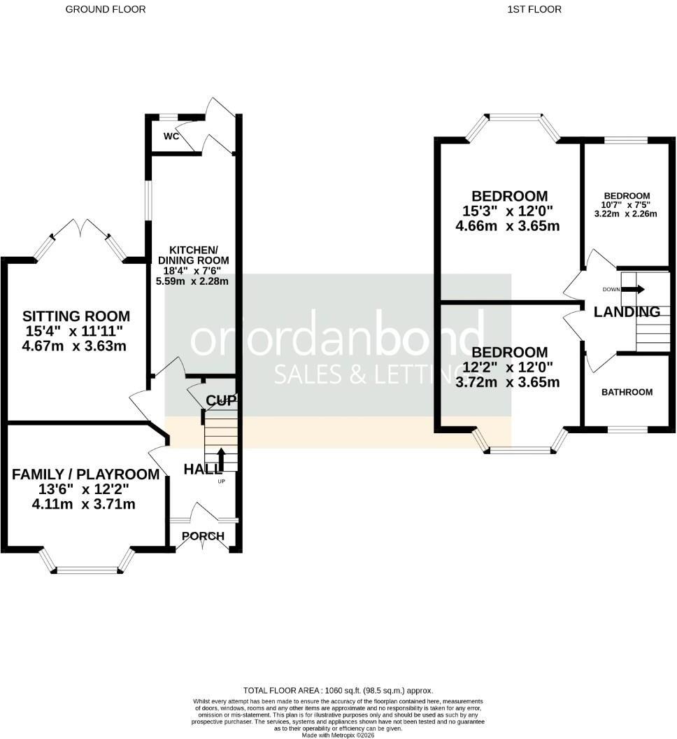 Pinewood Road, Spinney Hill, Northampton NN3 floorplan