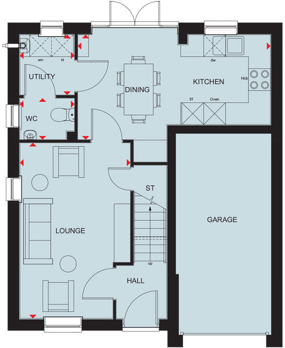 Brooks Drive,
Waverley,
South Yorkshire,
S60 8BH floorplan