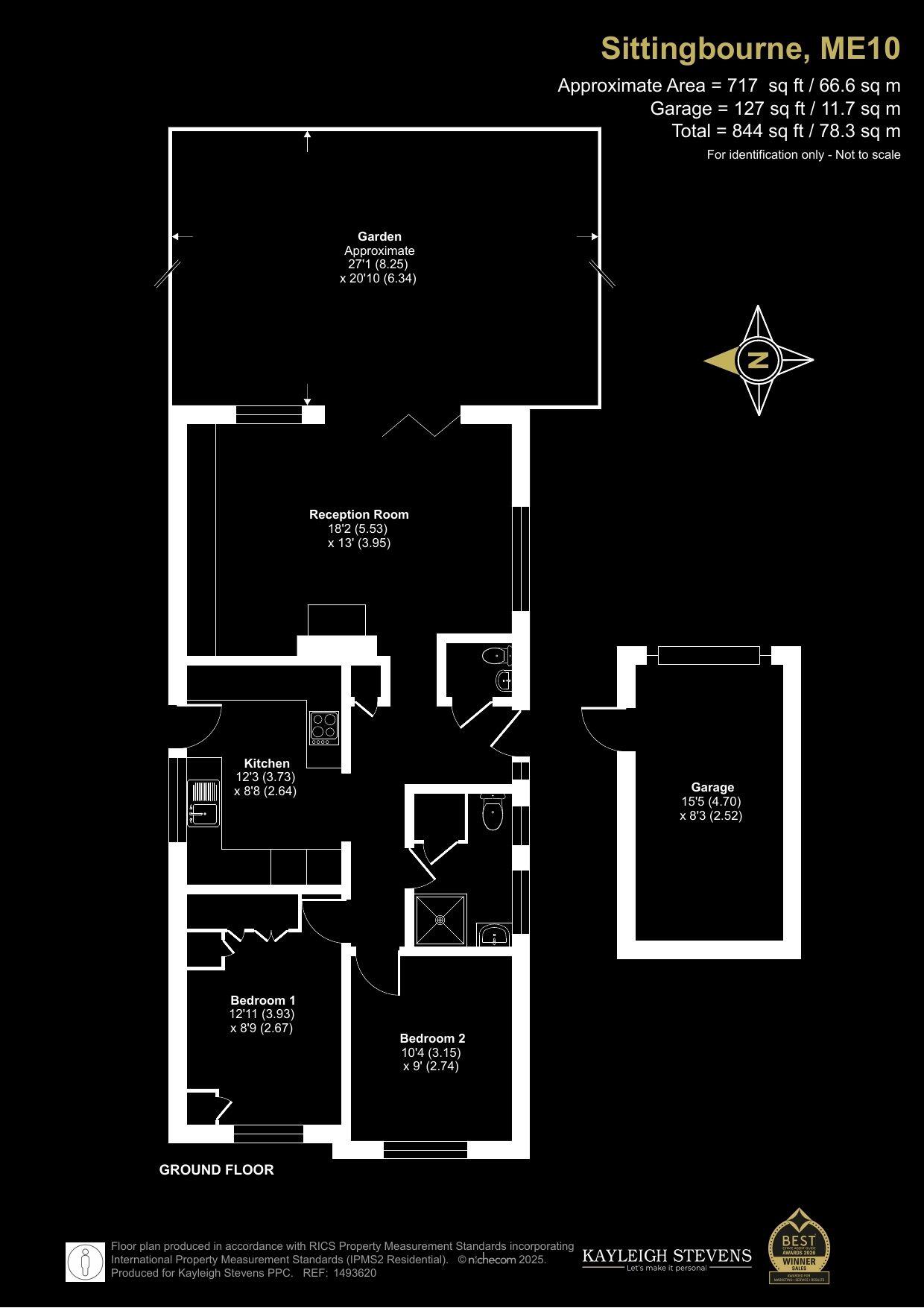 Beautifully Presented Detached Bungalow | Bespoke Kitchen | Solar Panels | Garage & Generous Driveway floorplan