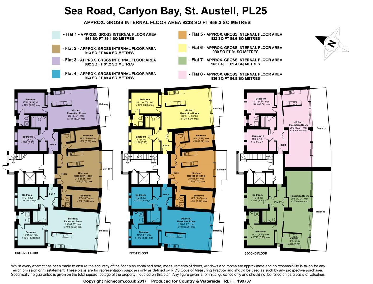 4 Cliff House, 54 Sea Road, Carlyon Bay floorplan