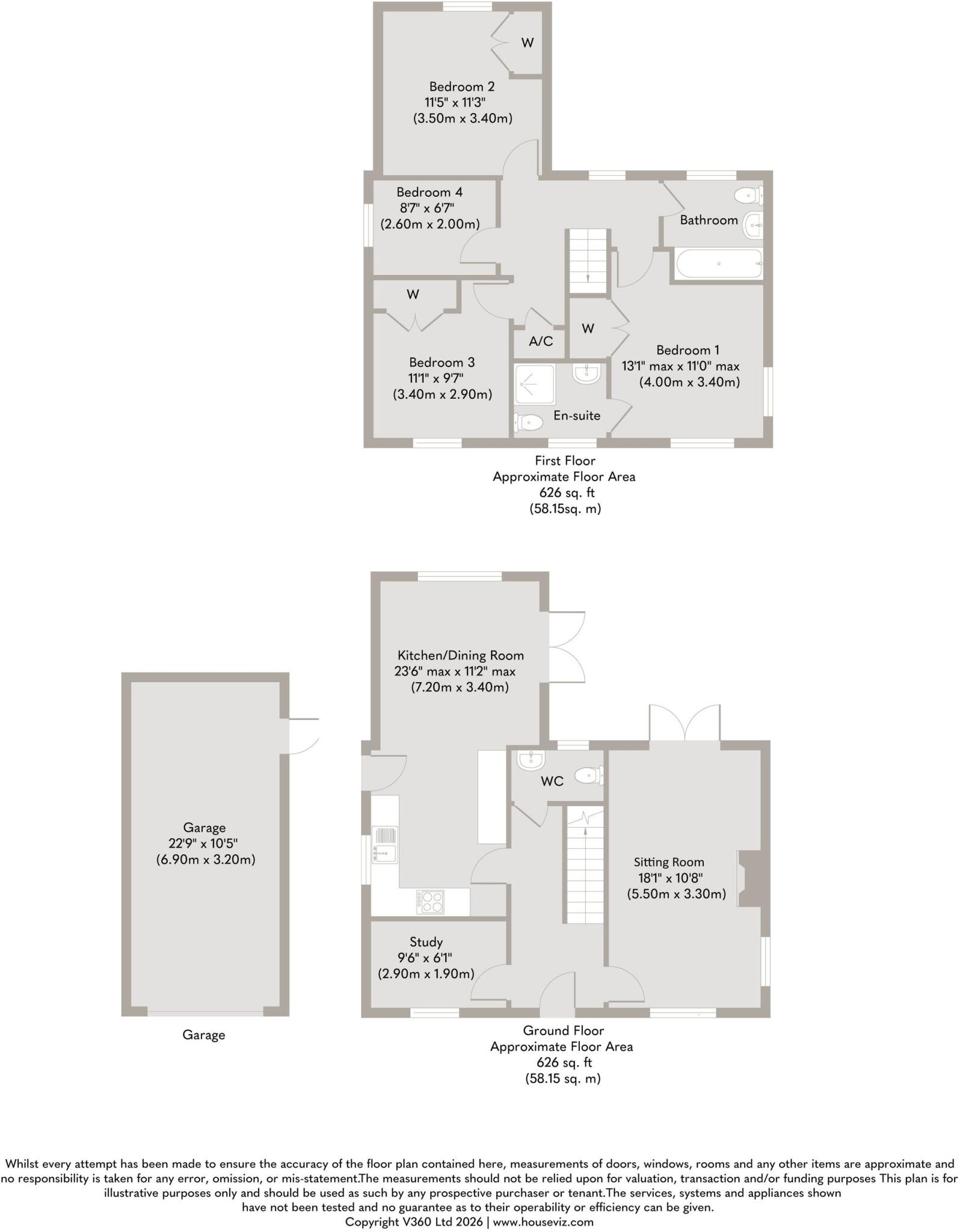 Chain Free Spacious Four-Bedroom Home in Holt with Versatile Living and Private Gardens floorplan
