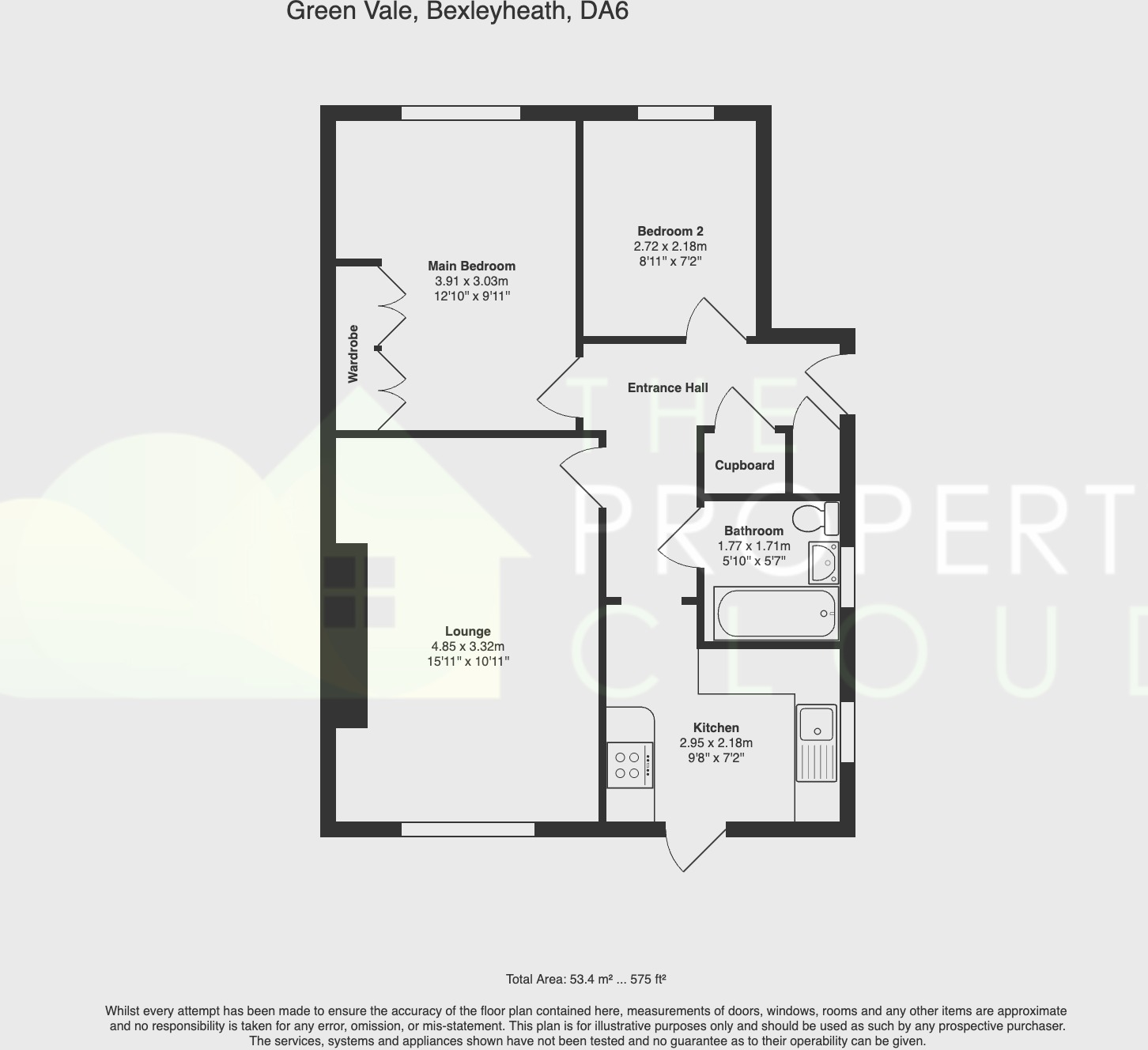 Green Vale, Bexleyheath, Kent, DA6 8JT floorplan