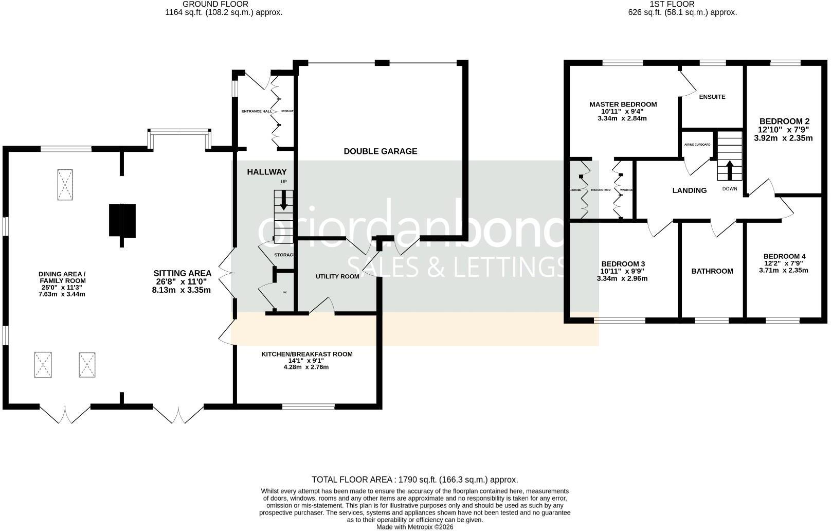 Olympia Close, East Hunsbury, Northampton NN4 floorplan