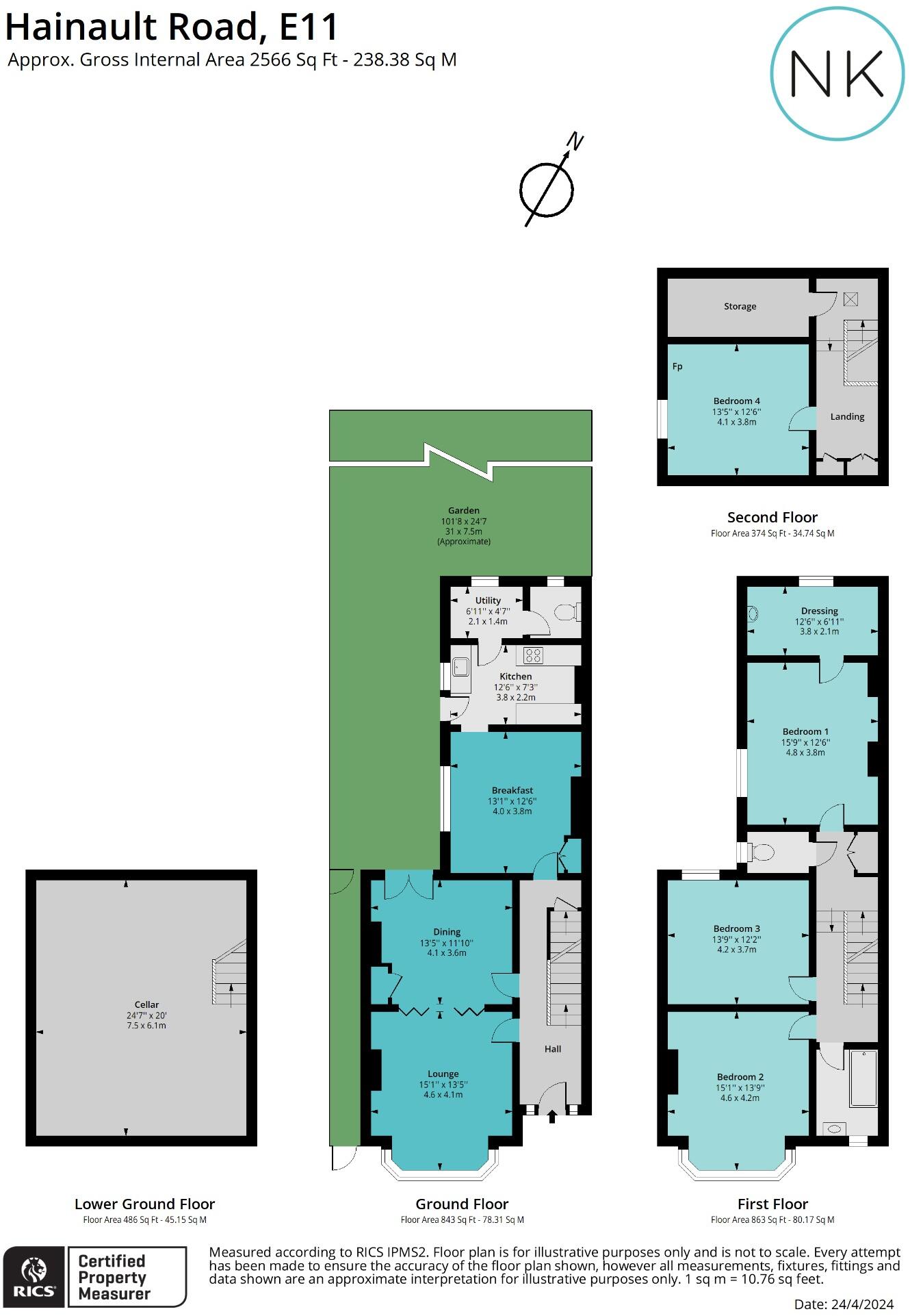 Hainault Road, Leytonstone, London, E11 1EU floorplan