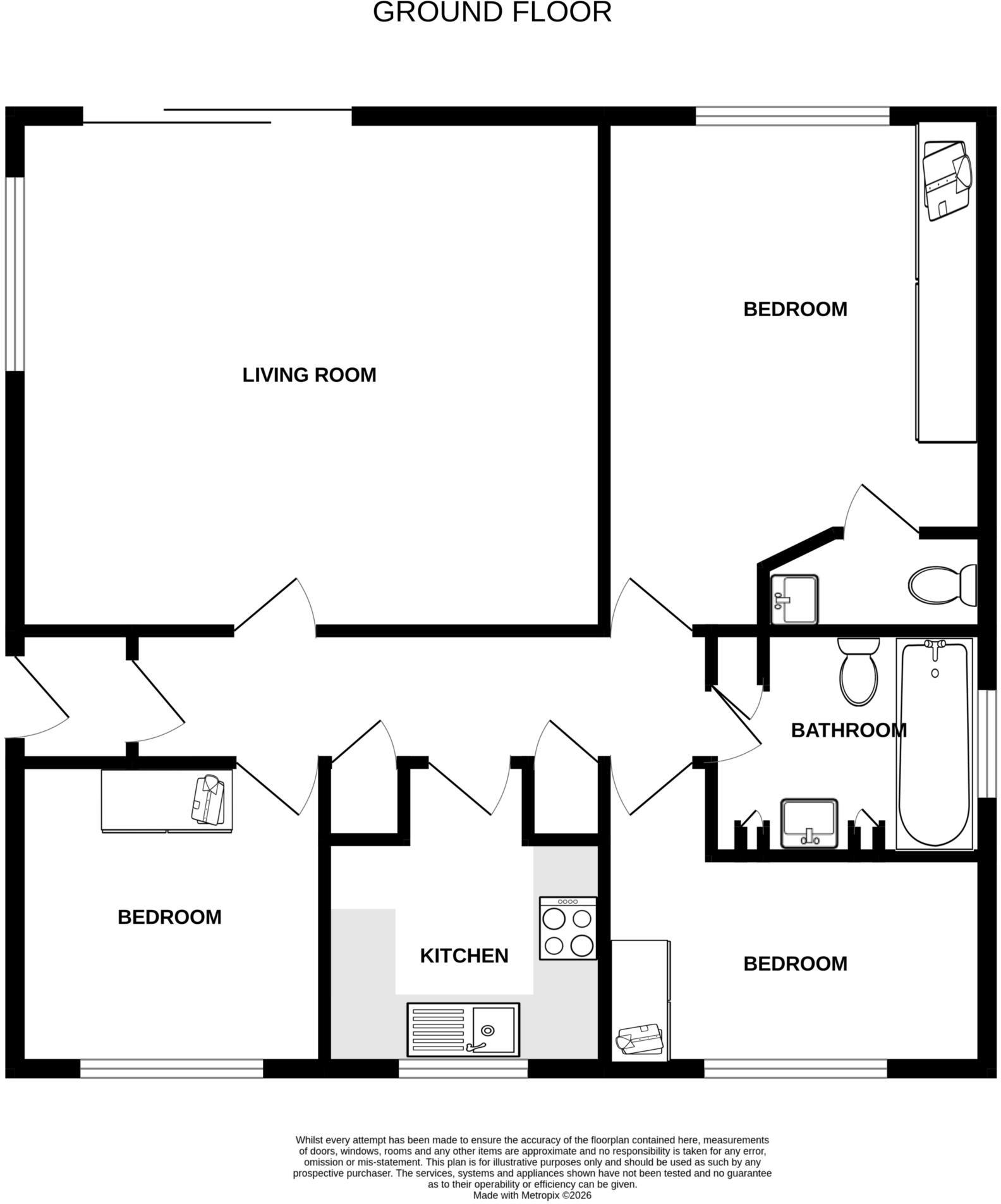 Silverdale Road, Eastbourne, BN20 7EU floorplan