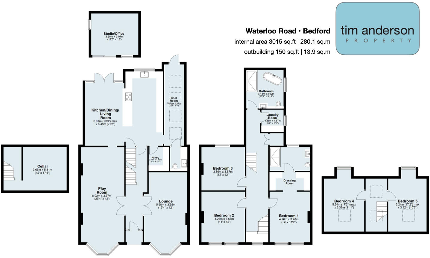 Waterloo Road | Bedford | Beds | MK40 | location, location floorplan