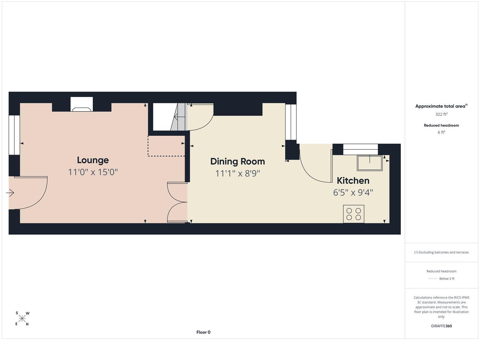 Blanch Croft, Melbourne, Derbyshire DE73 8GG floorplan