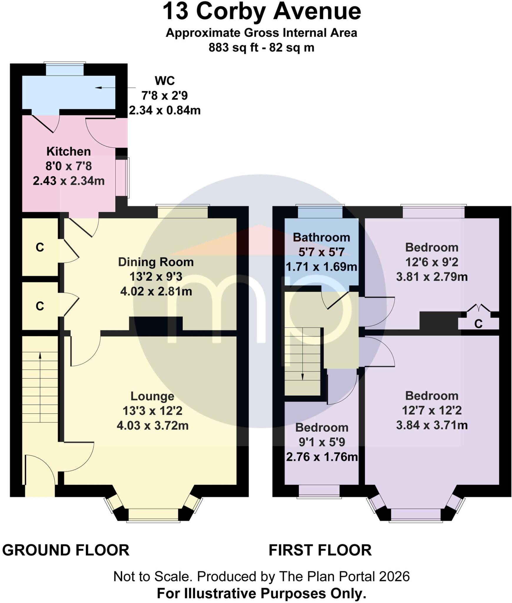 Corby Avenue, Middlesbrough, TS5 floorplan