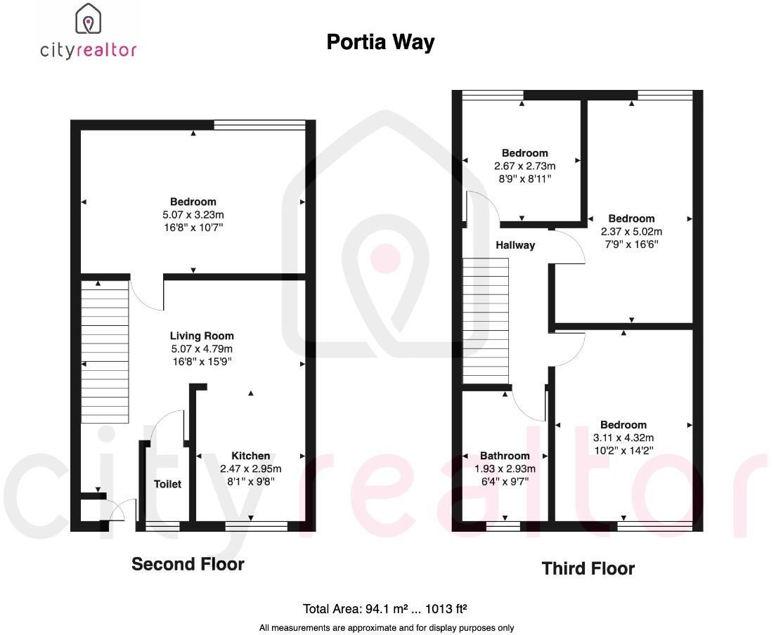Portia Way, London floorplan