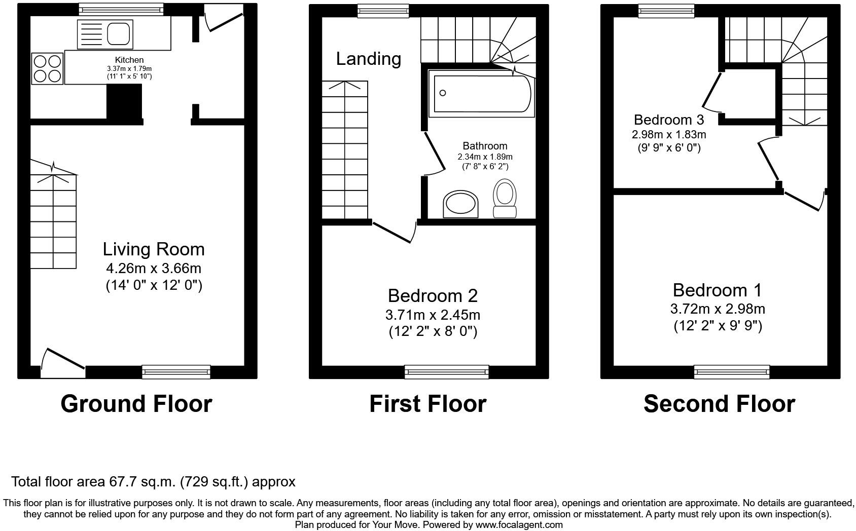 Hurst Road, Longford, Coventry, CV6 floorplan