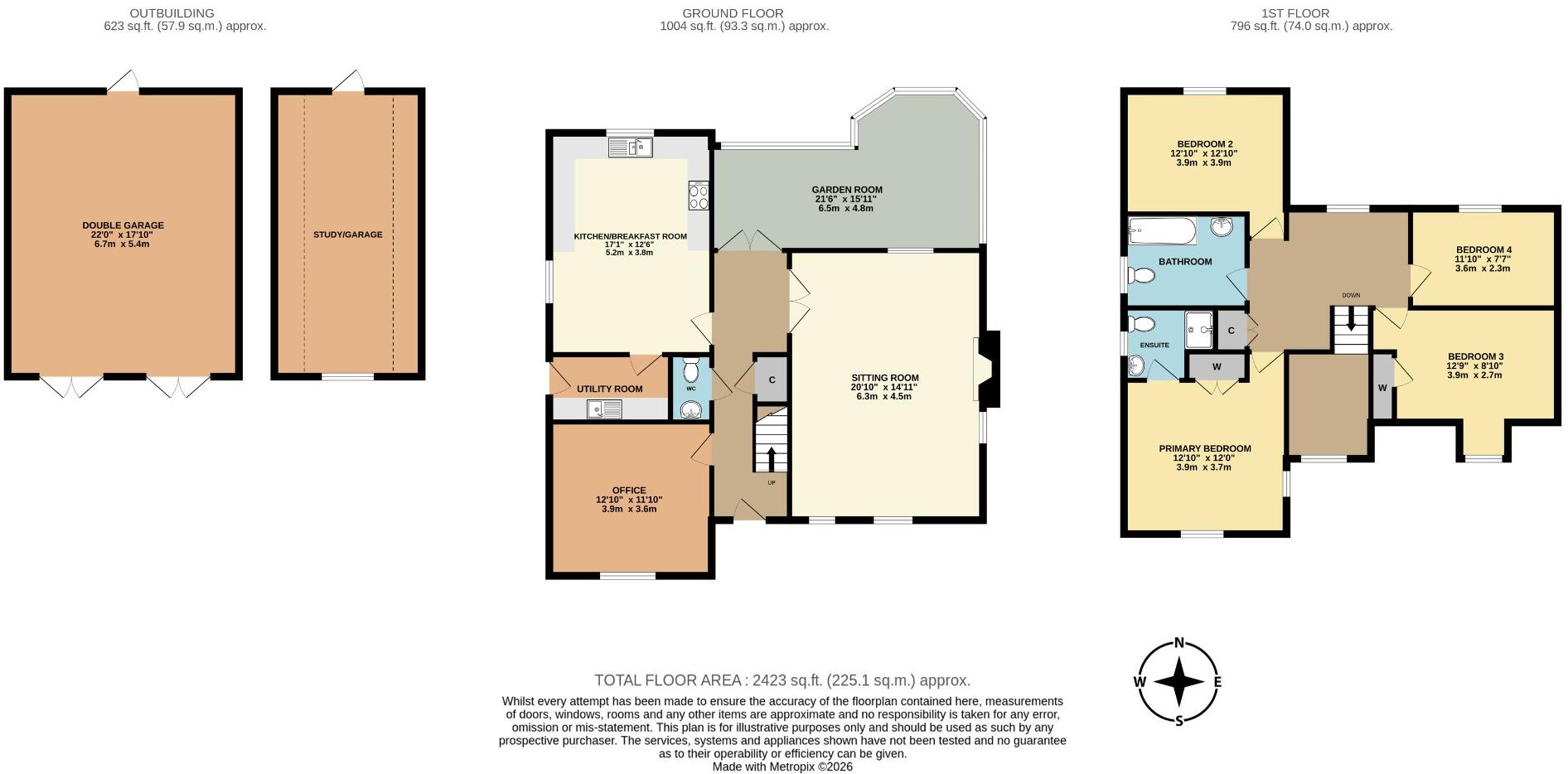 Warman's Close, Bawburgh, NR9 floorplan