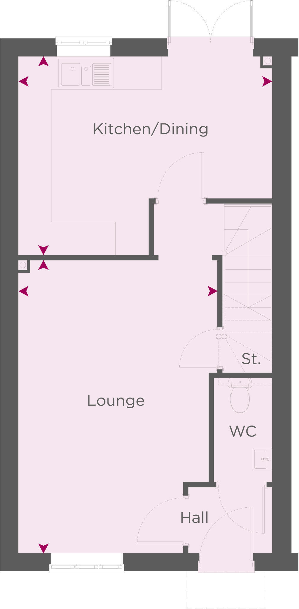 Ratby, 
Leicestershire, 
LE6 0LS floorplan