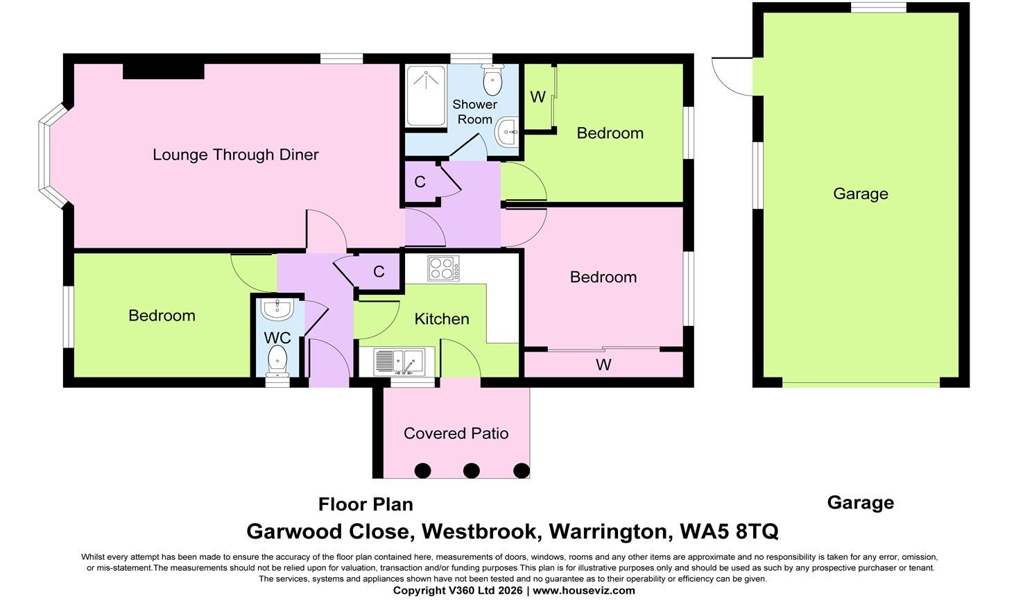 Garwood Close, Westbrook, Warrington, WA5  8TQ floorplan