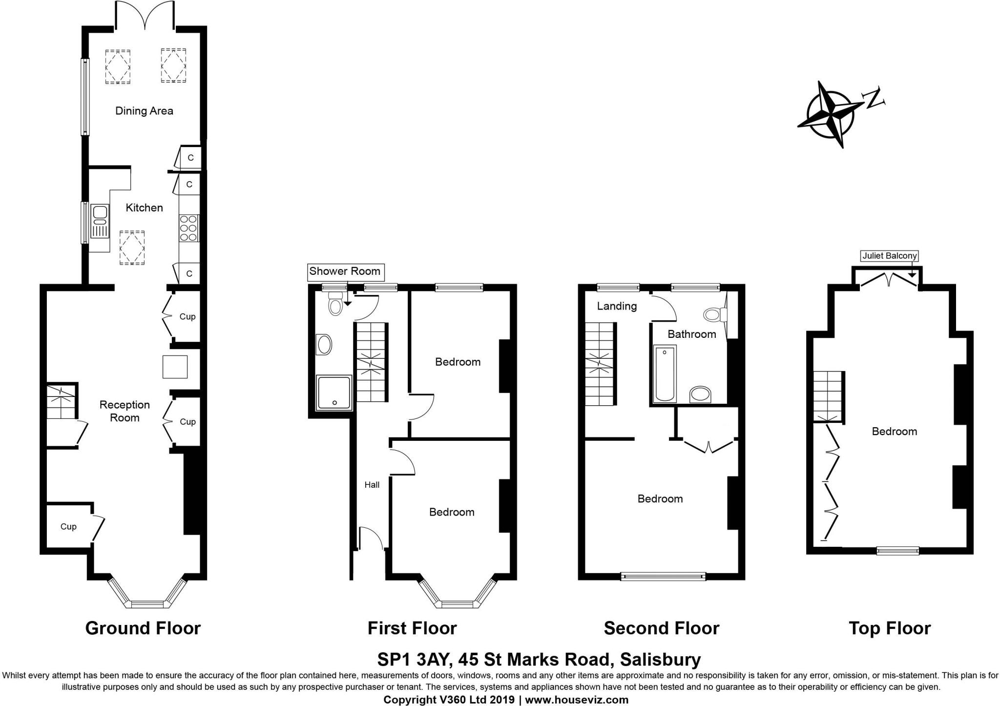 St. Marks Road, Salisbury                            ***VIDEO TOUR*** floorplan