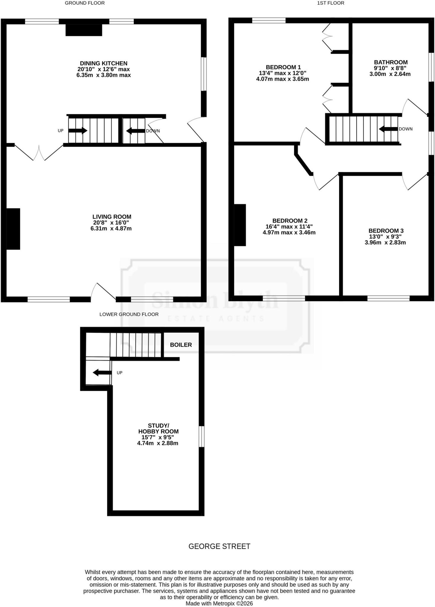 The Old Shop, George Street, Kirkburton, HD8 floorplan