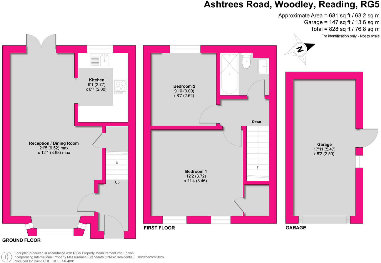 Ashtrees Road, Woodley, Reading, Berkshire, RG5 floorplan