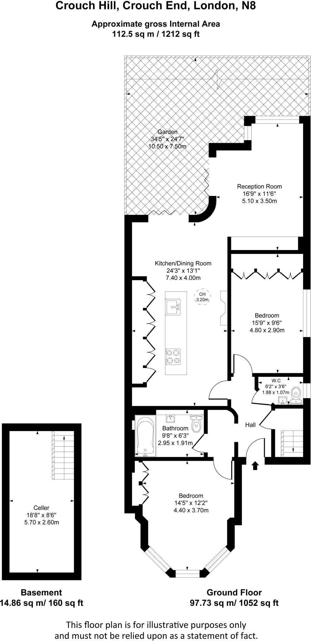 Crouch Hill, London, N8 floorplan