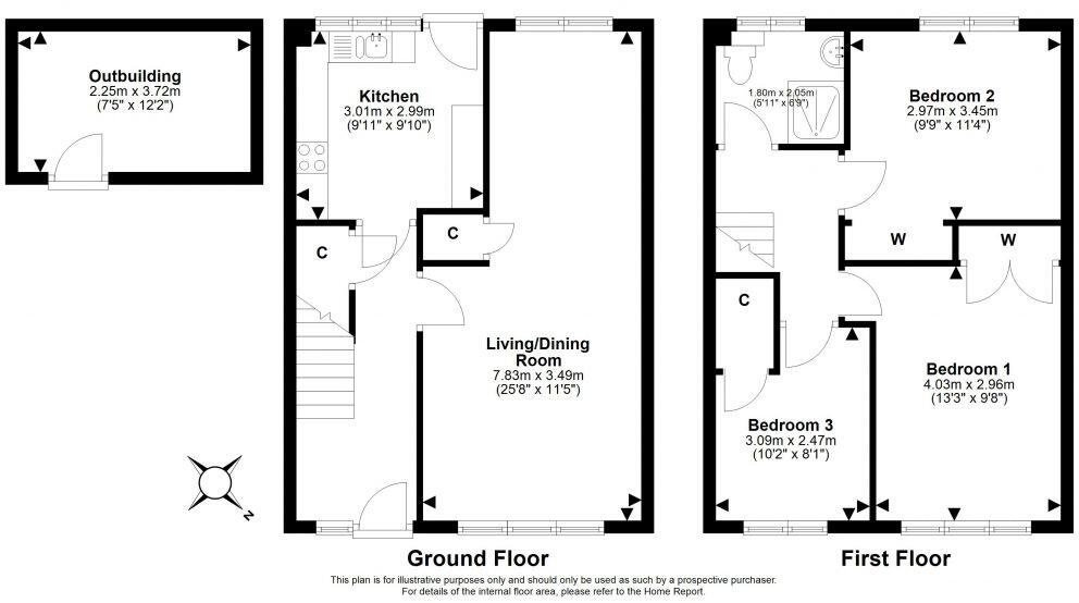 41 Seaforth Terrace, Bonnyrigg, Edinburgh, EH19 2PF floorplan