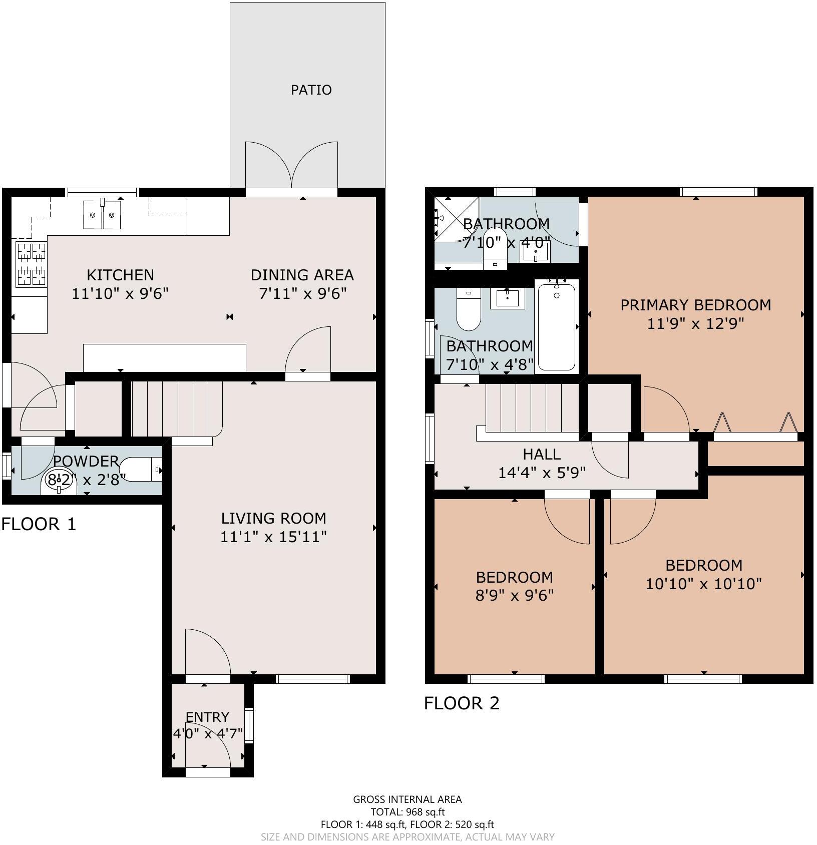 Gowan Court, Thornhill, Cardiff, South Glamorgan, CF14 floorplan
