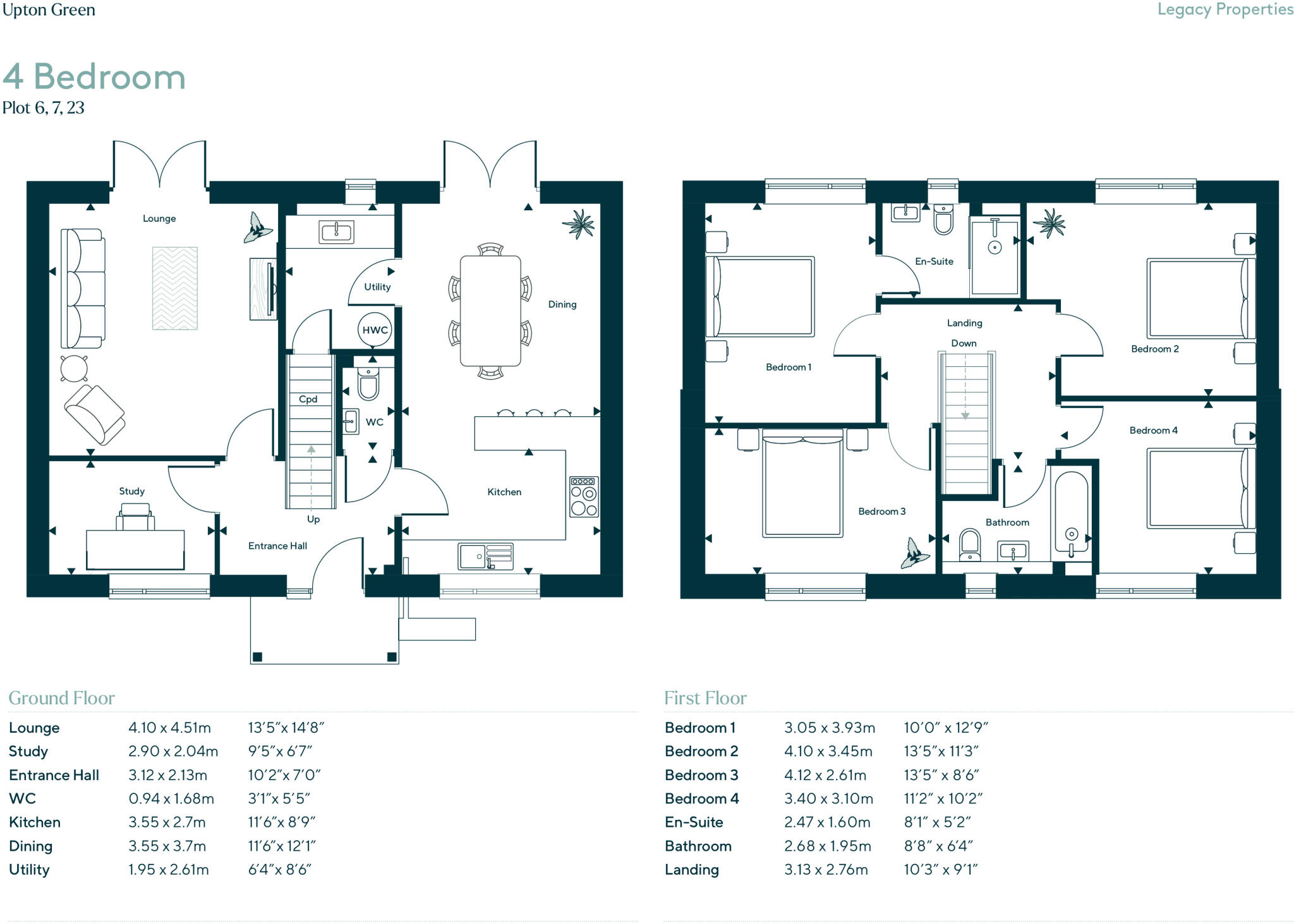 6, Upton Green, Bude floorplan