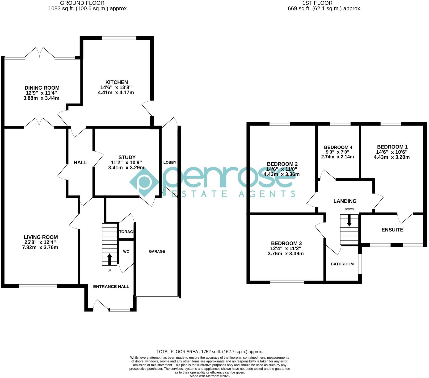 Hemingford Drive, Luton, Bedfordshire, LU2 7BA floorplan