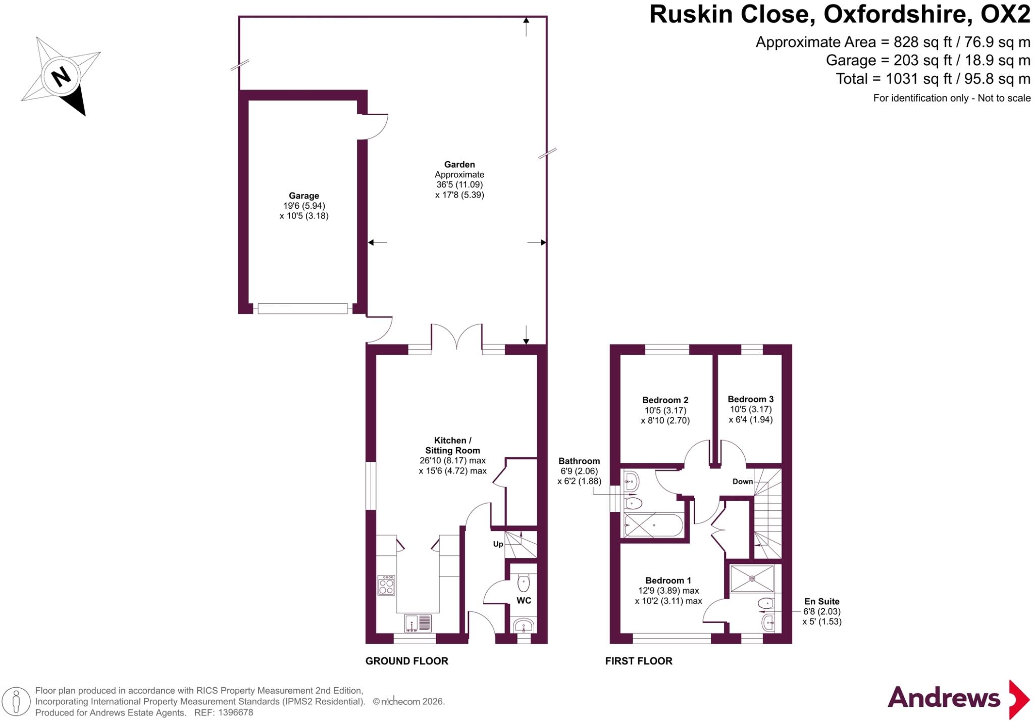 Ruskin Close, Oxford, Oxfordshire, OX2 floorplan