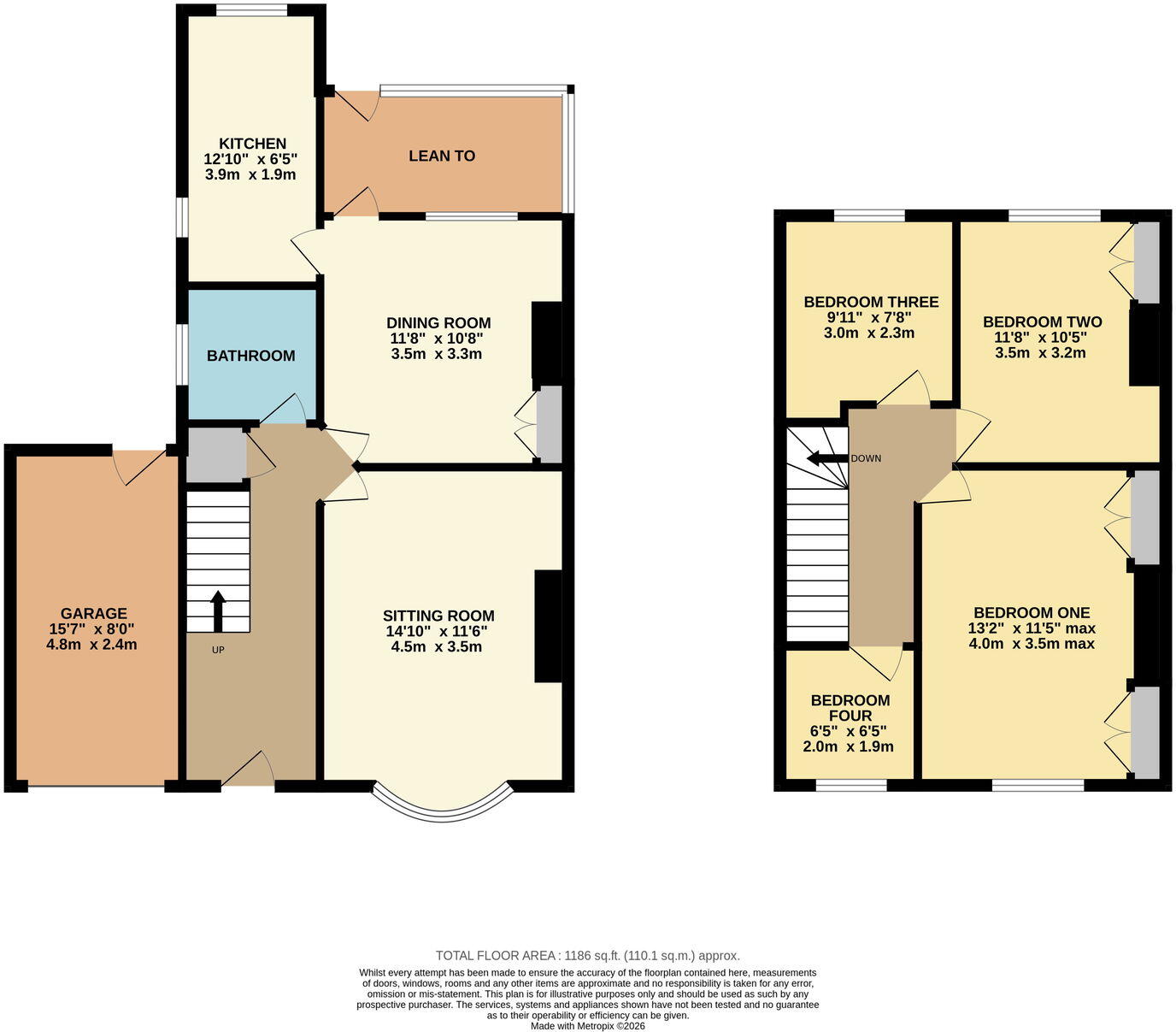 Mansfield Street, Quorn floorplan