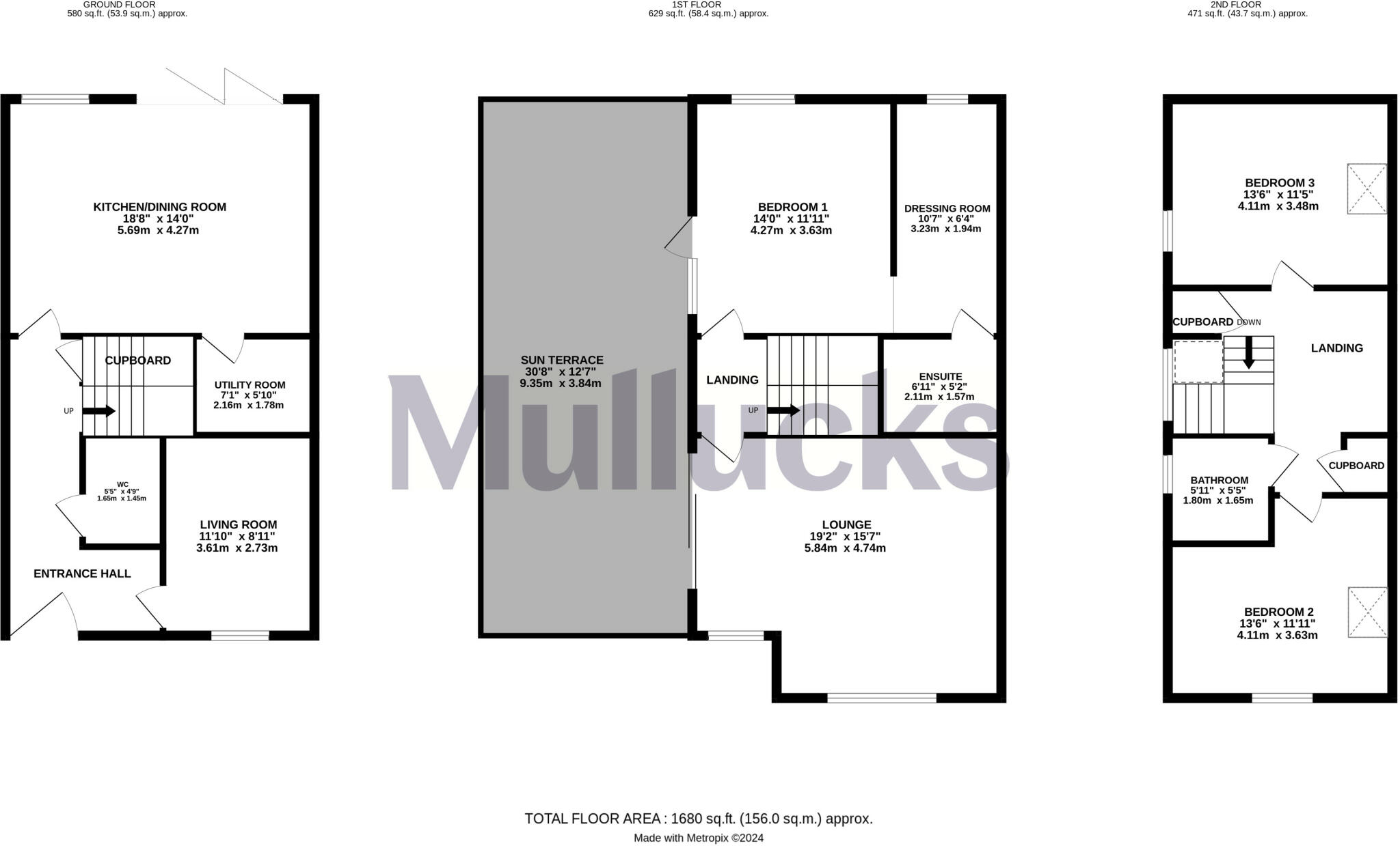 New Pond Street, Newhall, Harlow, Essex, CM17 floorplan