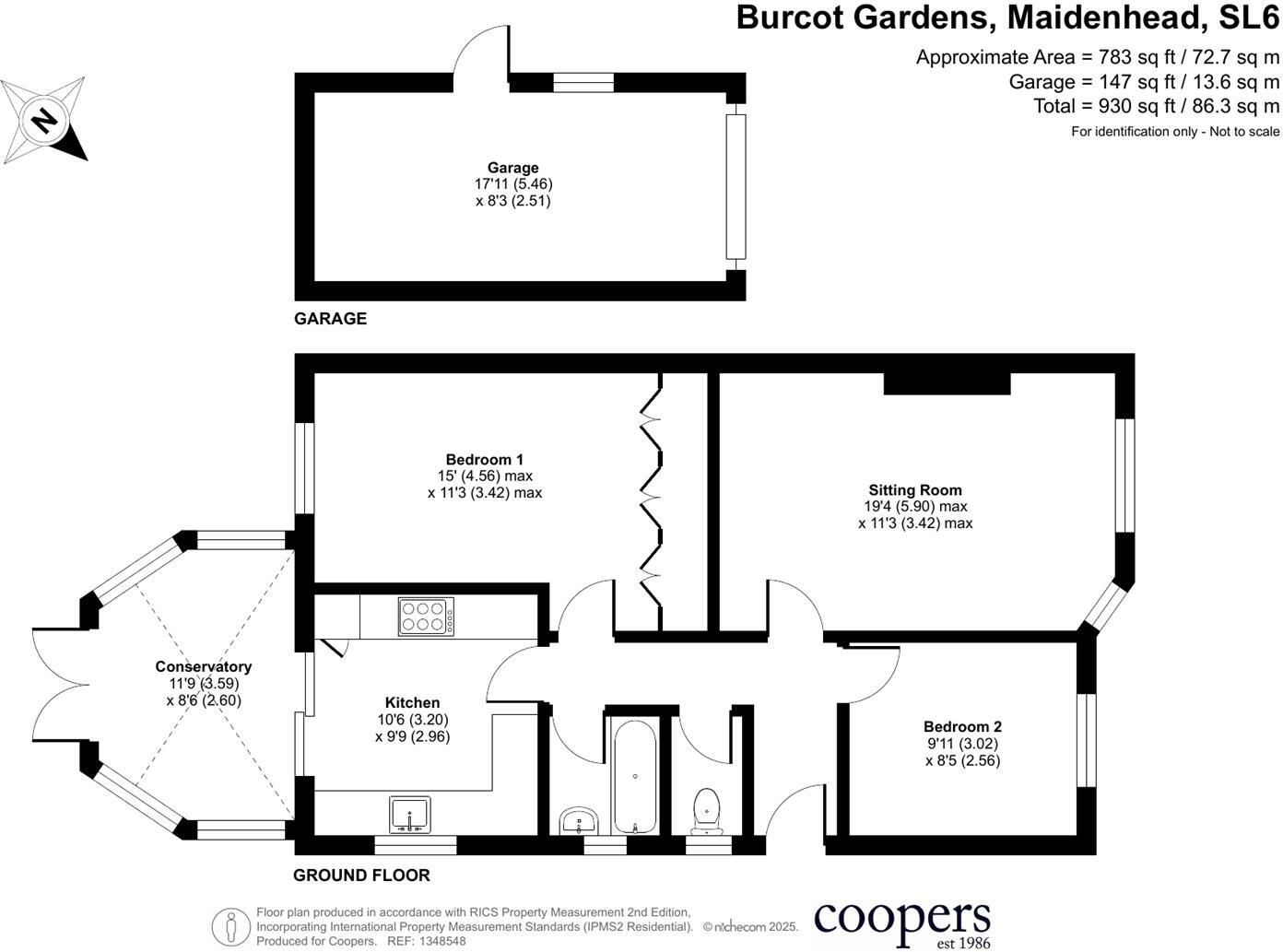 Burcot Gardens, Maidenhead, SL6 floorplan