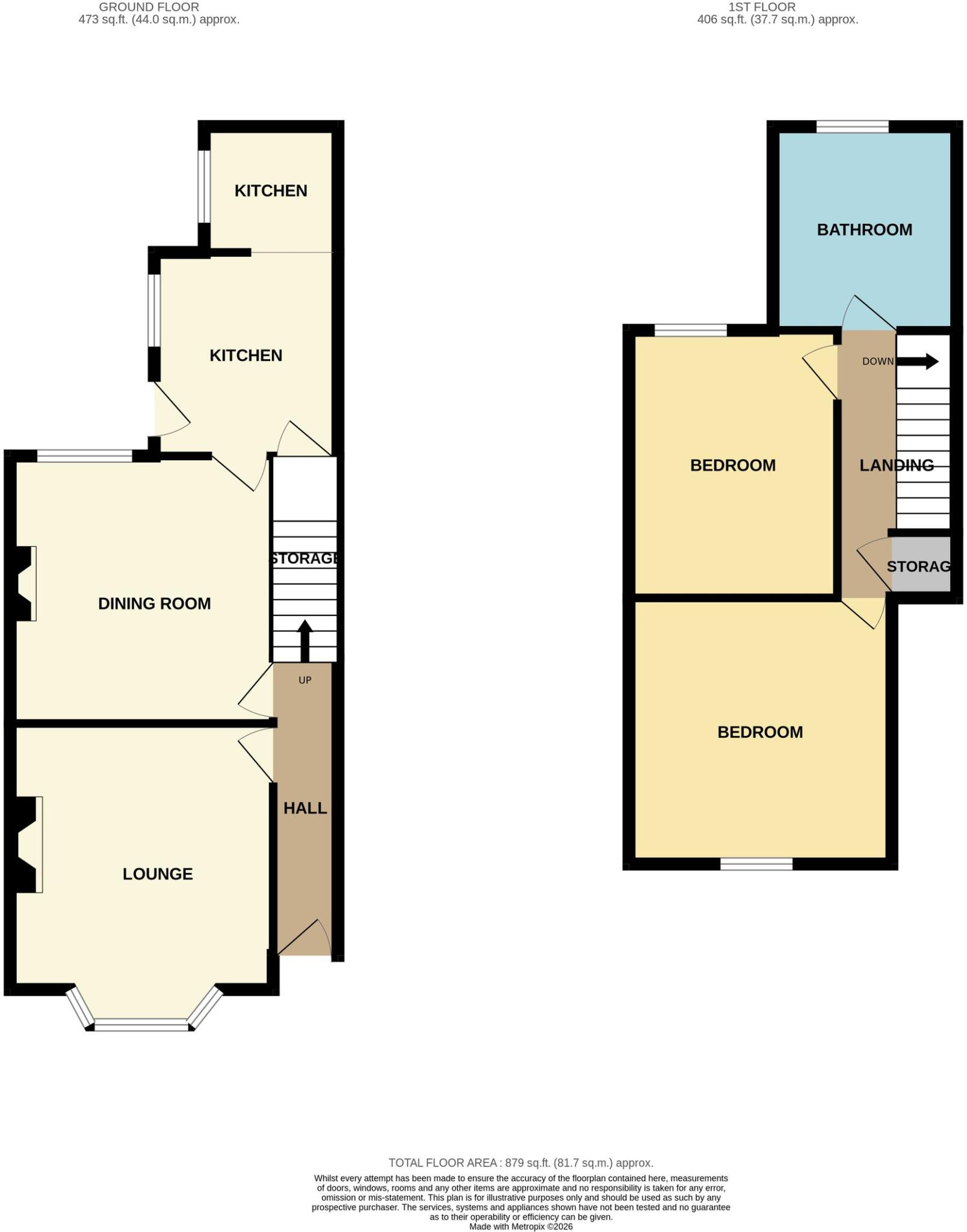 Brook Street, Melton Mowbray, LE13 floorplan