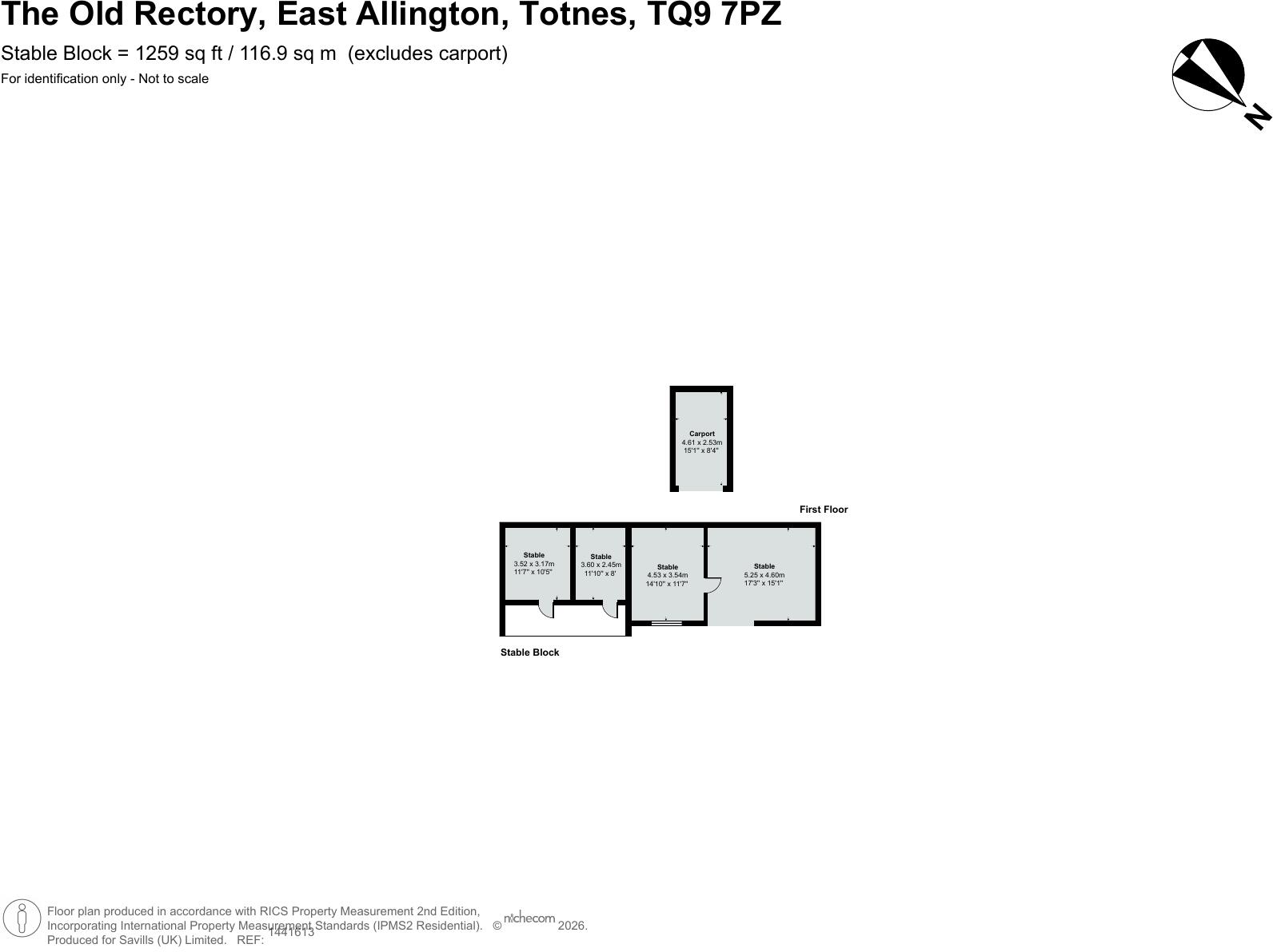 East Allington, Totnes, Devon, TQ9 floorplan