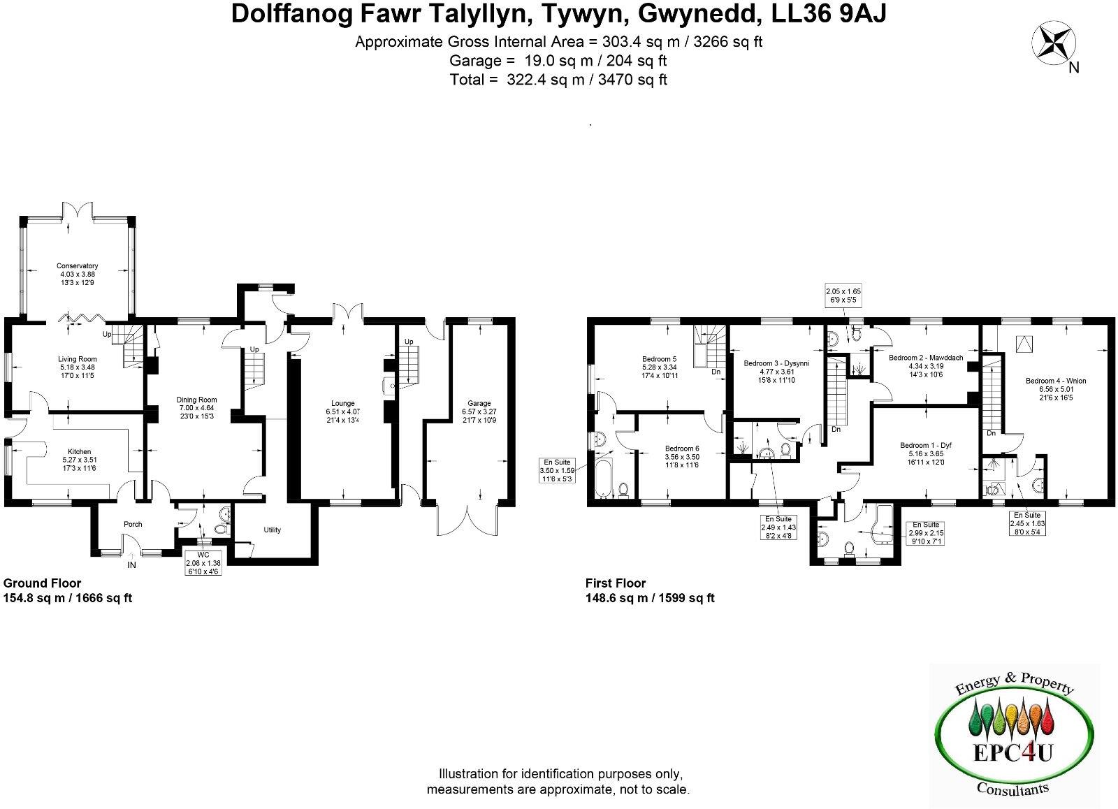 Dolffanog Fawr, Tal Y Llyn, Tywyn LL36 9AJ floorplan