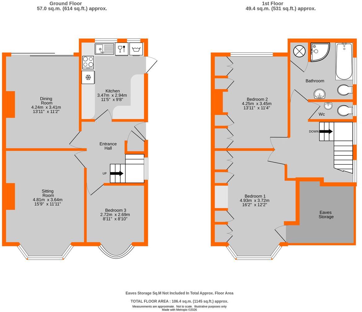 Overhill Way, Park Langley, Beckenham, BR3 floorplan