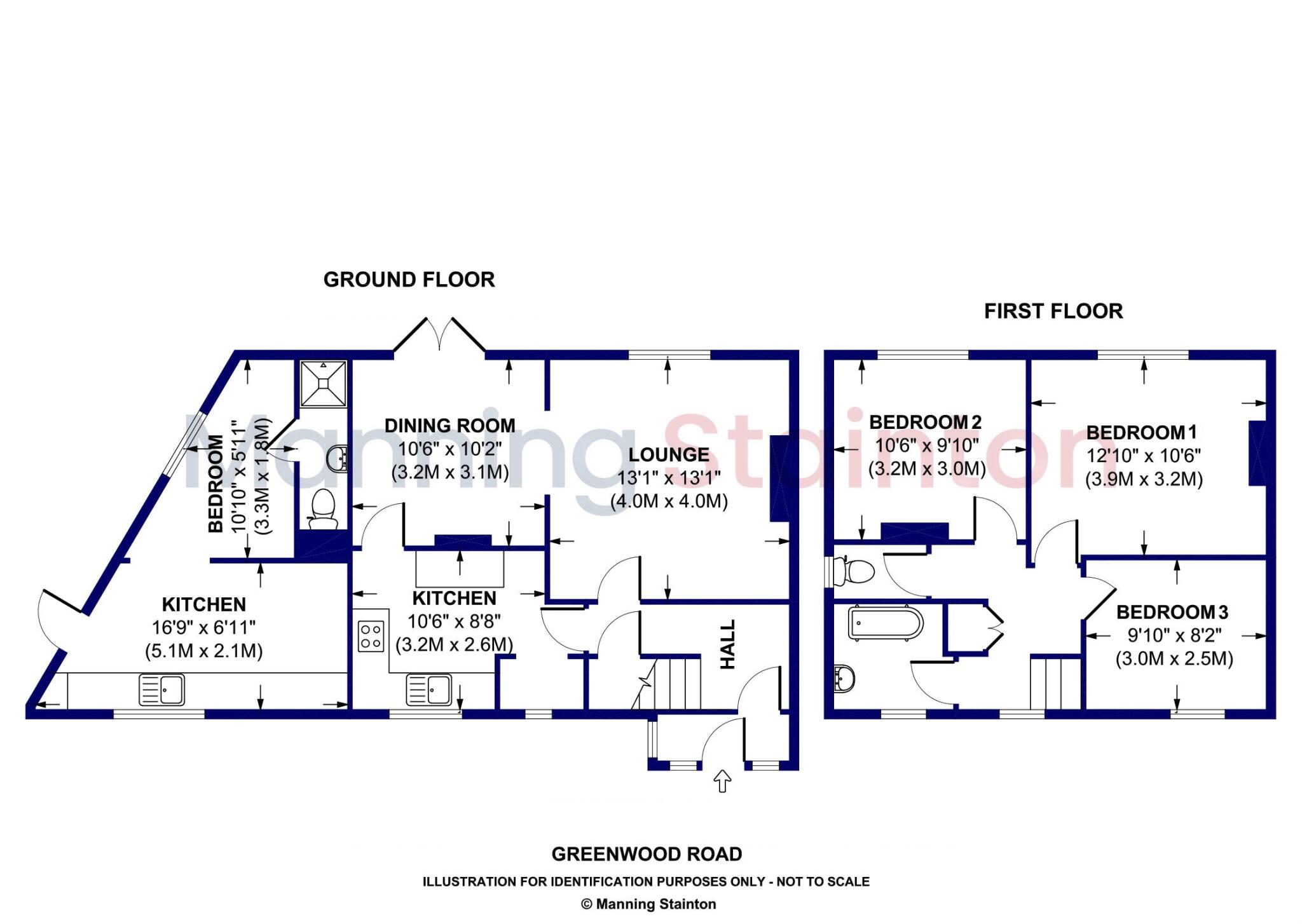 Greenwood Road, Tingley, Wakefield, West Yorkshire floorplan