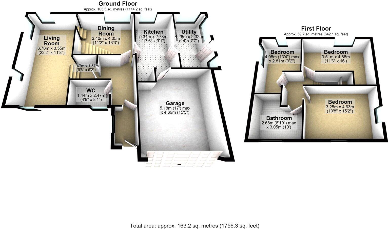 Hillside Avenue, Shaw, OL2 floorplan
