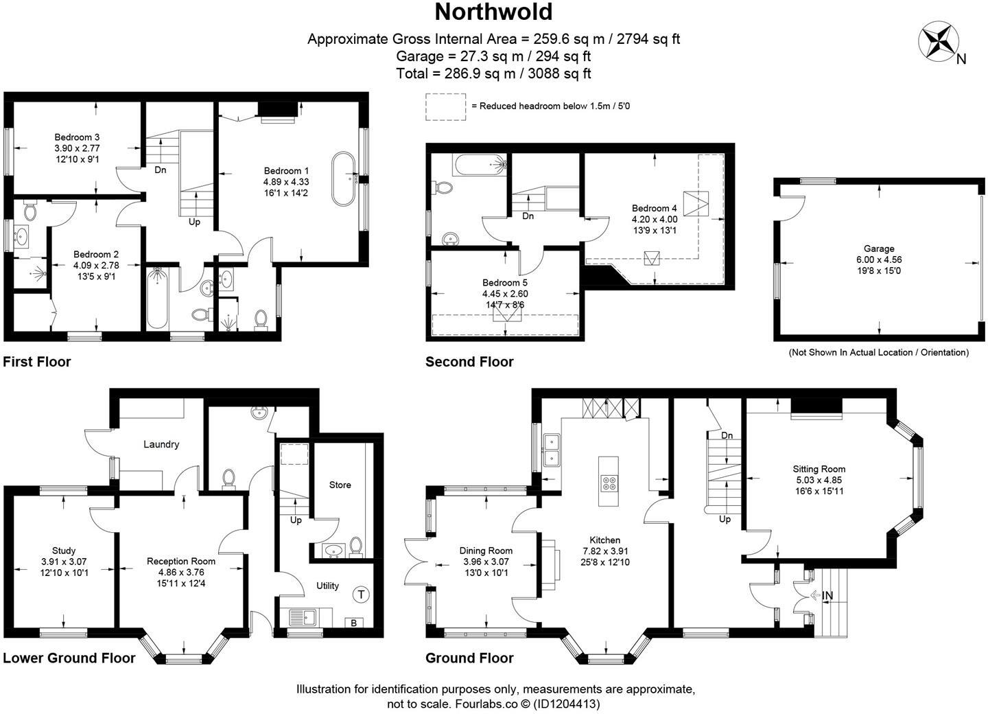 Western Road, Cheltenham floorplan