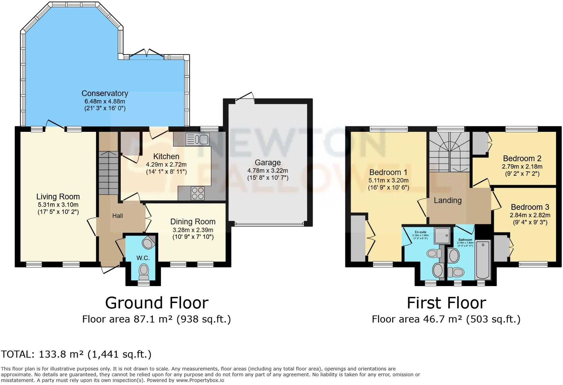 Lark Spinney, Gateford, S81 floorplan