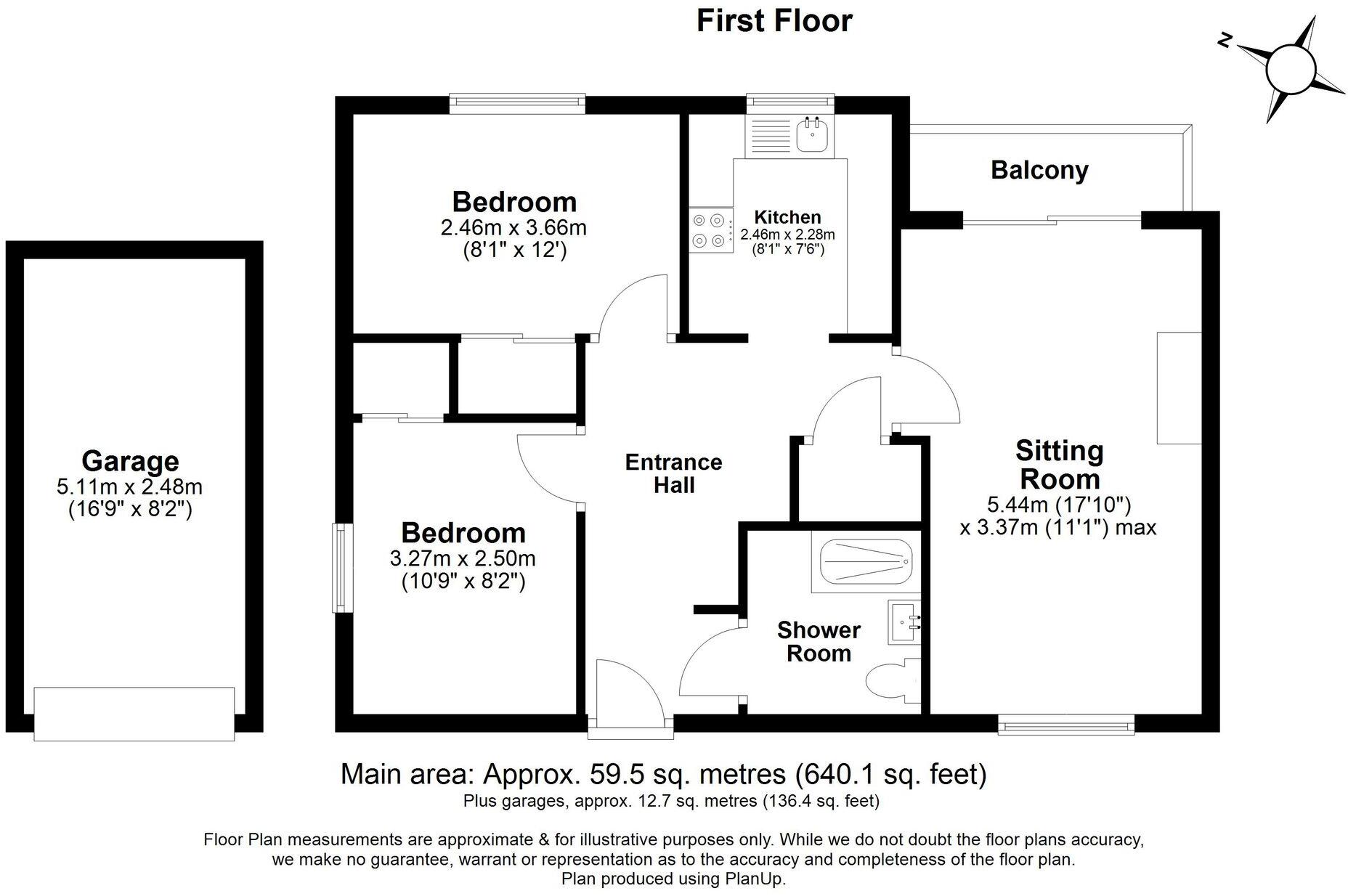 Riddell Gardens, Baldock, SG7 floorplan