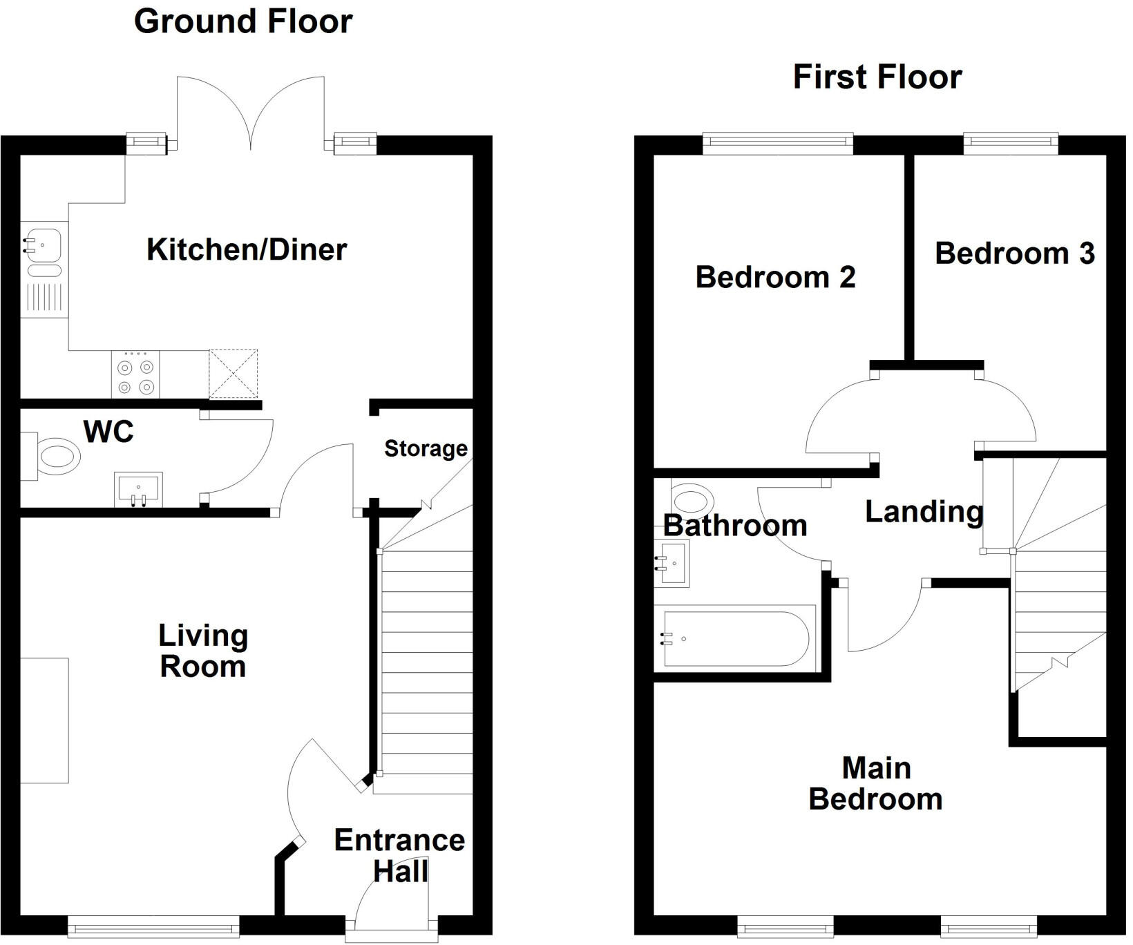 Rendle Close, Winnington, Northwich, CW8 floorplan