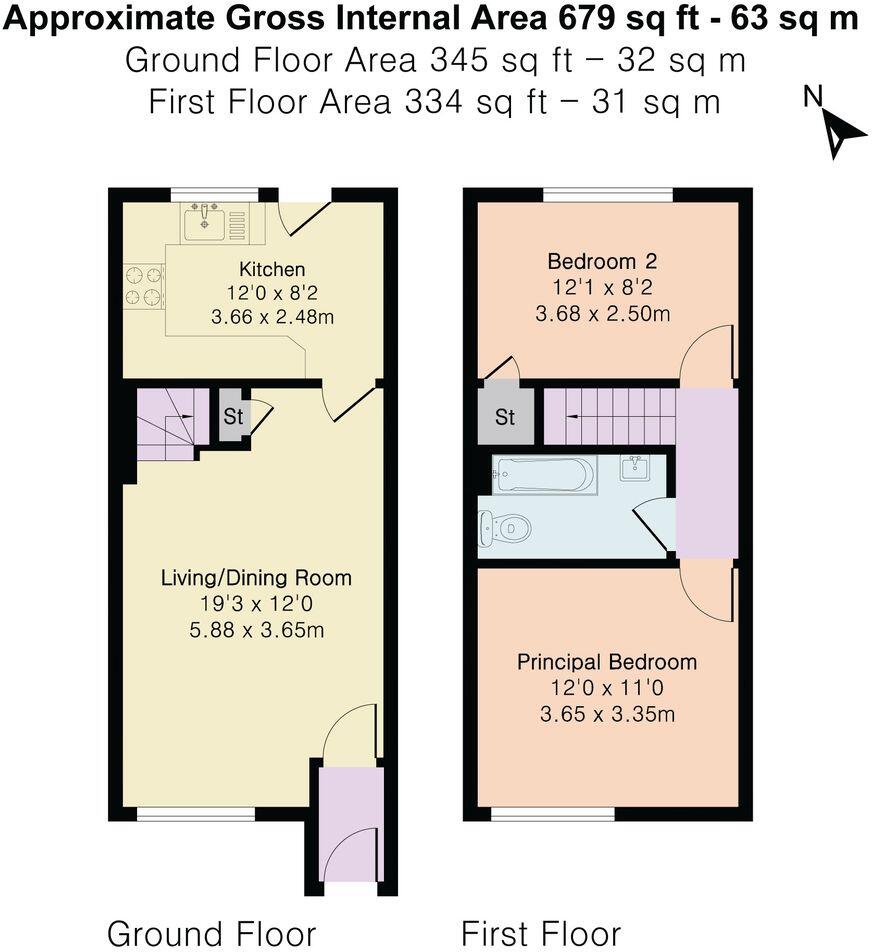 Keats Way, Hitchin, SG4 floorplan
