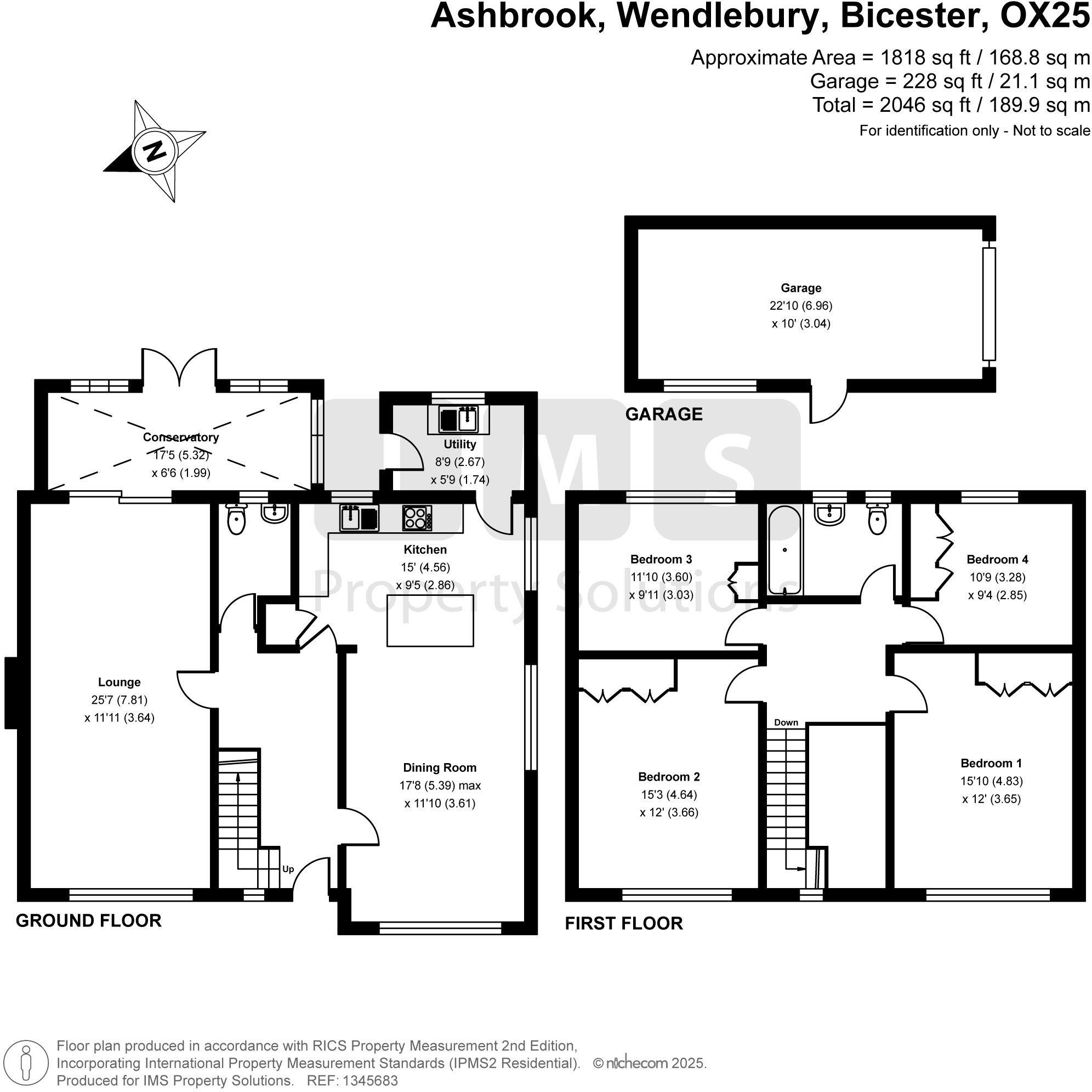 Wendlebury, Bicester, OX25 floorplan