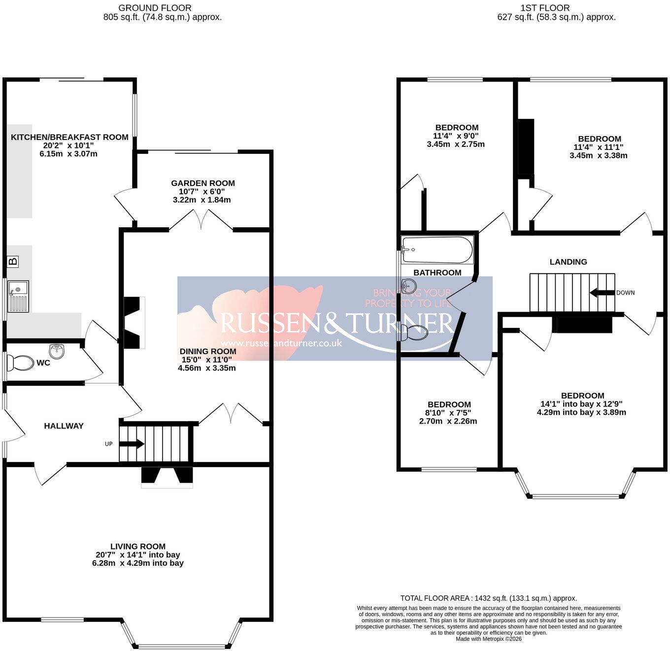 A semi-detached Family Home set along Castle Rising Road floorplan
