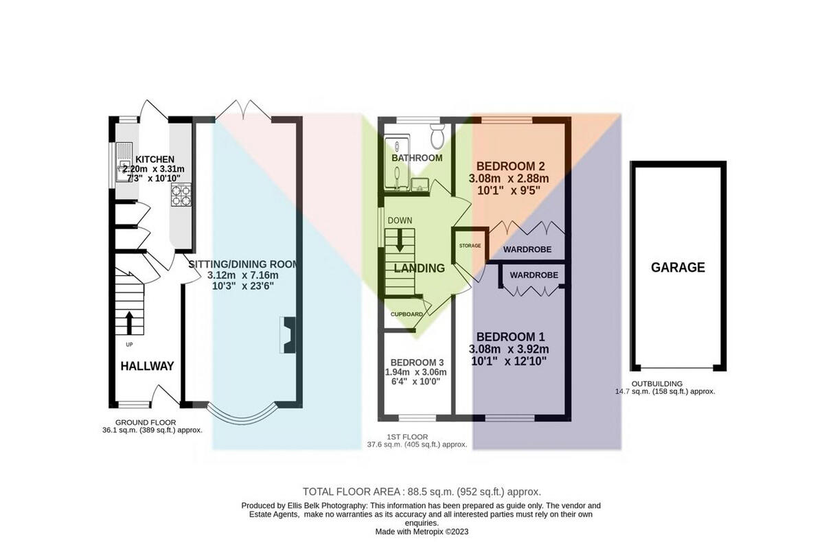 Bunting Road, Ferndown, BH22 9 floorplan