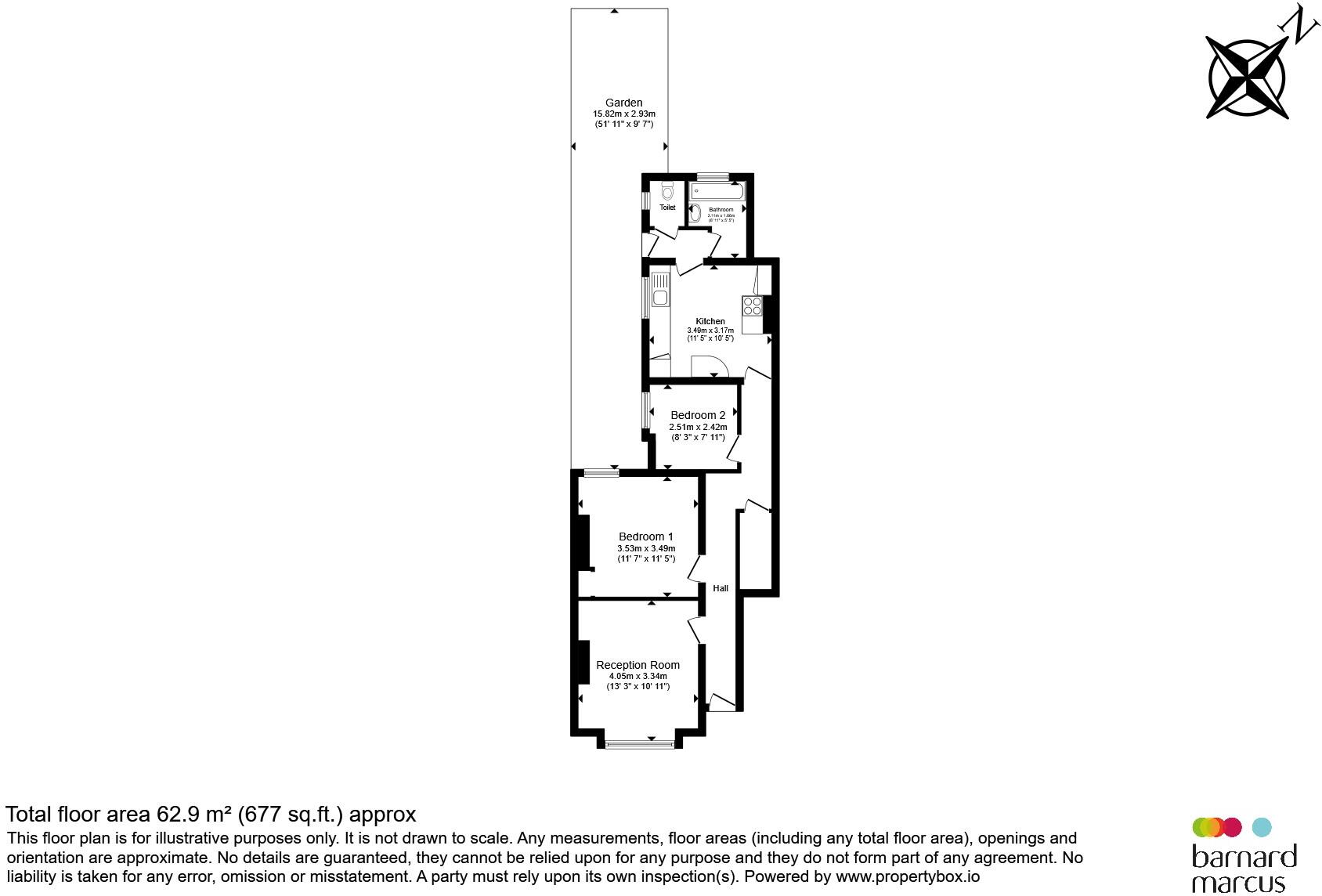 Byton Road, London floorplan
