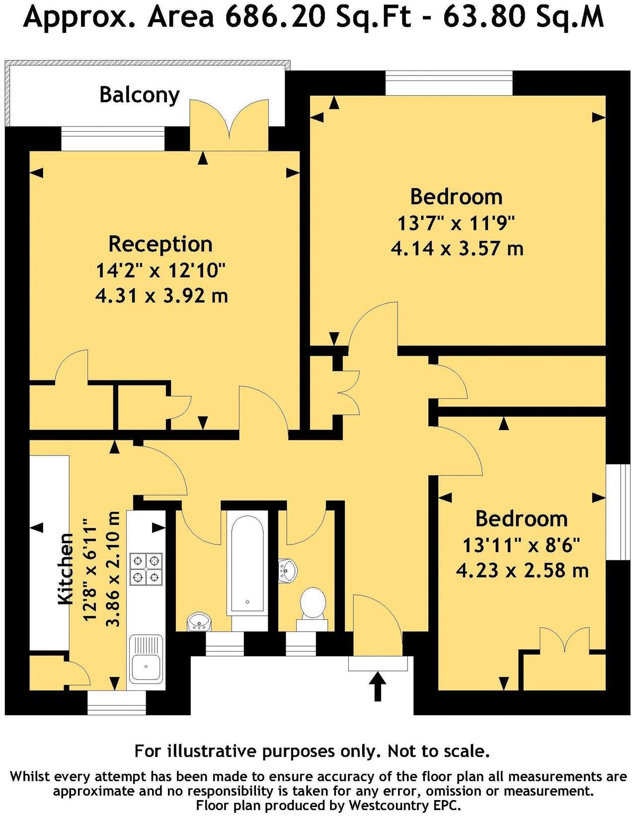 Westward Gardens, Long Ashton, BS41 floorplan