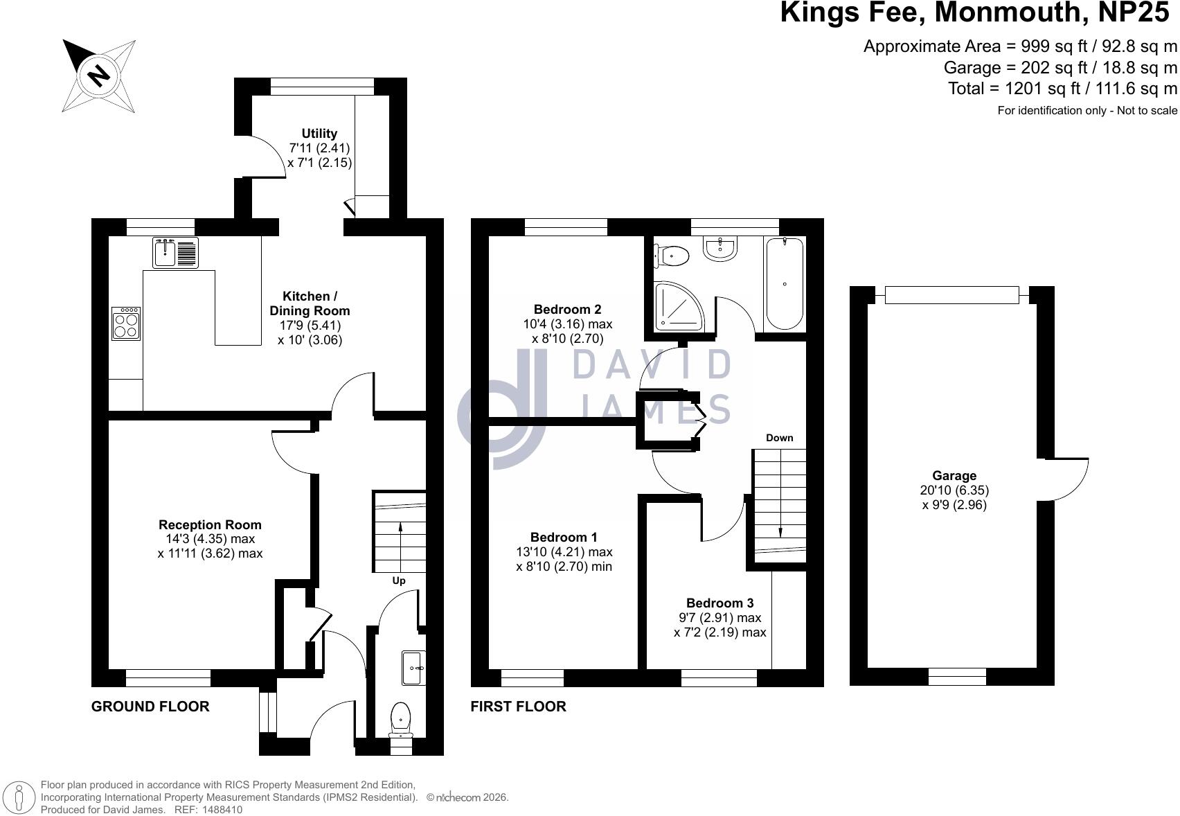 Kings Fee, Monmouth, Monmouthshire, NP25 floorplan