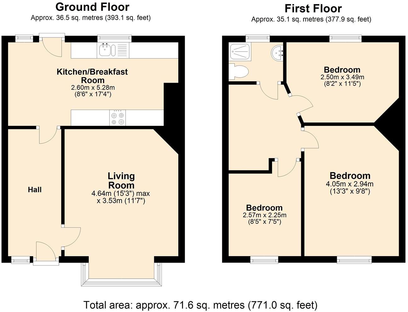 Durley Avenue, Waterlooville floorplan