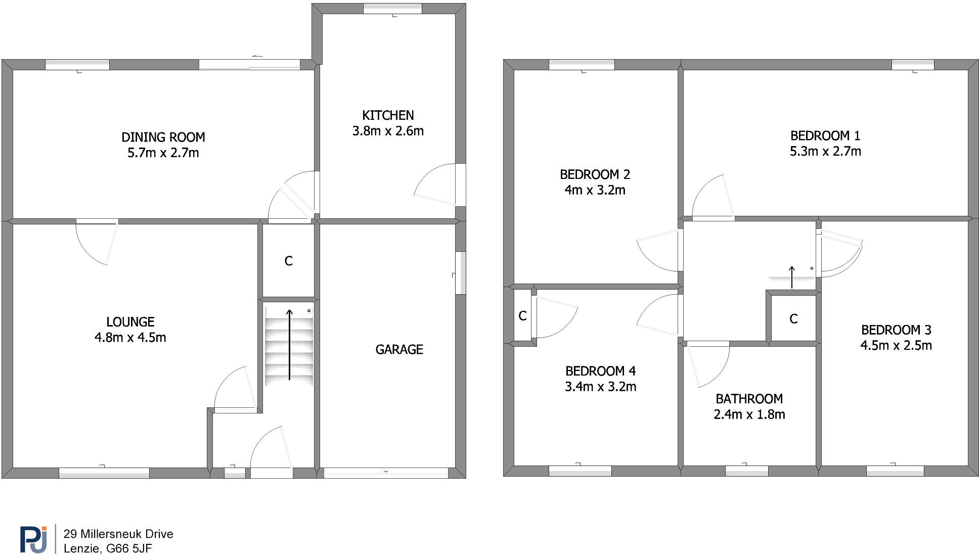 29 Millersneuk Drive, Lenzie, Glasgow, G66 floorplan