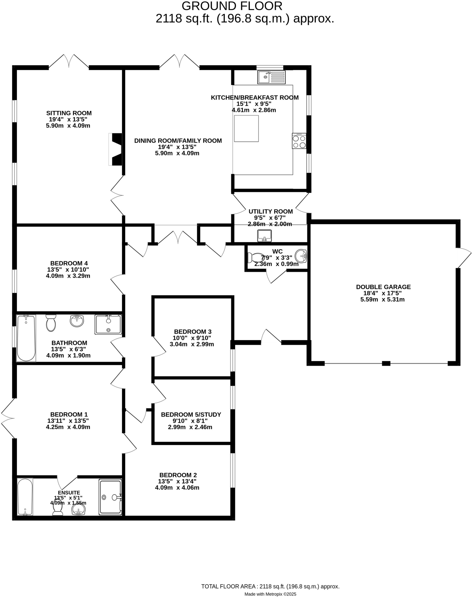Little Green Court, Newton, Suffolk floorplan